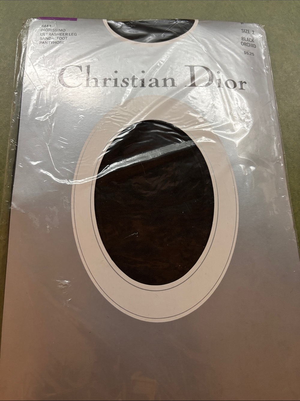 Dior CD Christian Dior Black Hosiery Pantyhose